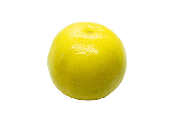 Persian lime isolated on white background