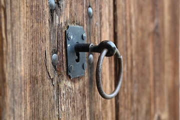Antique door lock 