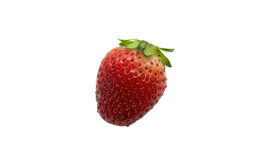 Fresh strawberry isolated on white background
