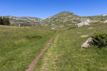 Landscape near Belmeken Peak, Rila mountain, Bulgaria