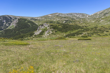 Landscape near Belmeken Peak, Rila mountain, Bulgaria