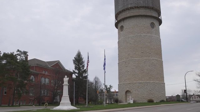 Ypsilanti Water Tower tilt