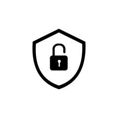 security lock in a shield