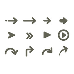 modern arrows icon