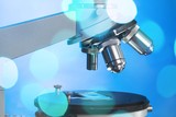 Laboratory Microscope. Scientific and science research background