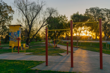 Fototapeta na wymiar Entrada al Pueblo - Juan Jose Castelli