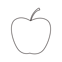 apple cooking icon on white background