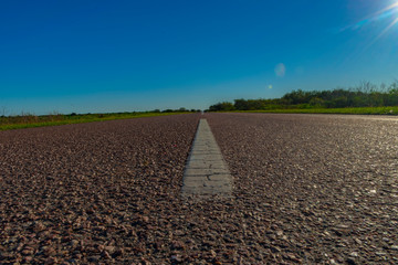 Fototapeta premium Borde de Carretera