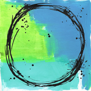 Paint and Ink Background