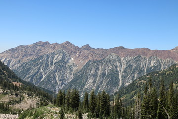 Red Baldy in the Wasatch Mountains near Alta, Utah.