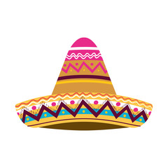 mexican hat isolated icon