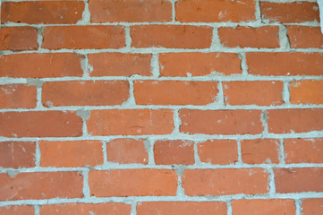 Obraz premium old red brick wall background