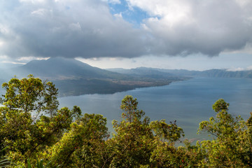 Lake and Landscape in Bali, Indonesia.