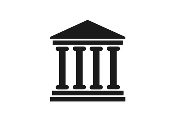 Obraz premium University icon, collage icon, building icon, museum icon