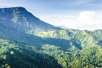 Thailand's Landscape with Mountains, trees and scenic views.