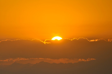 Sunset sky background