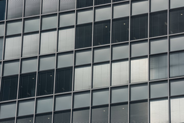 Fototapeta premium close-up of modern office building exterior