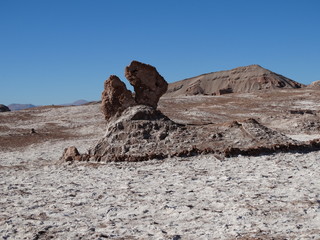 rocks in the desert - moon valley