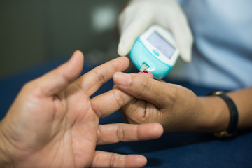 medical injection in hand, injecting injection vaccine medicine.