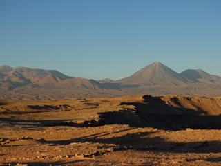 Fototapeta na wymiar view of volcano Licancabur