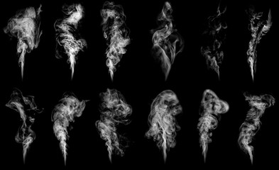 A large amount of smoke is taken  with many options available in various graphic