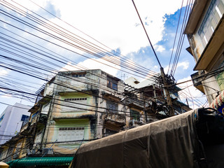 Building in the market at (Sampeng),Tourism,Old Architecture,Urban