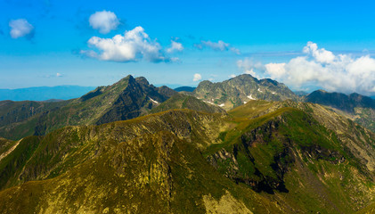 Negoiu peak 2535m is the second highest peak in Romania. Fagaras mountains