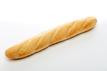 bread on a white background