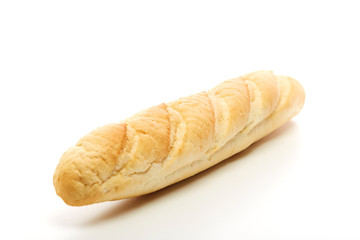bread on a white background