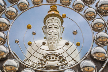 Fototapeta na wymiar Phasornkaew Temple with the 5 buddhas in North Thailand
