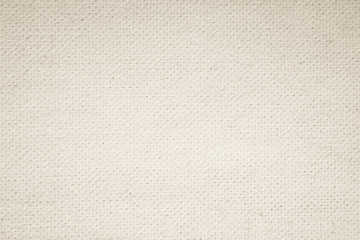 Cream Pastel abstract Hessian or sackcloth fabric or hemp sack texture background. Wallpaper of artistic wale linen canvas. Blanket or Curtain of cotton pattern with copy space for text decoration.