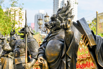 Hong Kong god statue