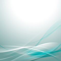 Abstract smooth bright flow background for nature  tech or science concept presentation, Vector illustration