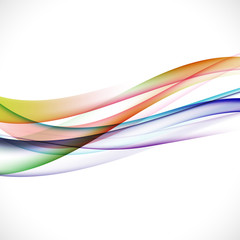 abstract elegant colorful wave background, vector illustration
