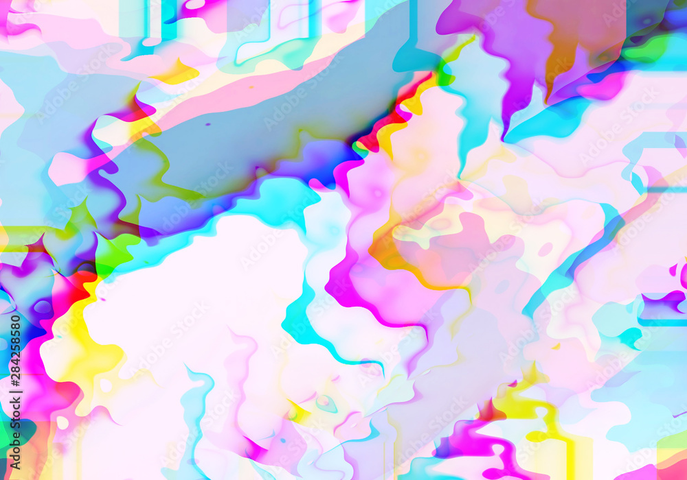 Poster Abstract background with vibratn colorful ripple and color shift