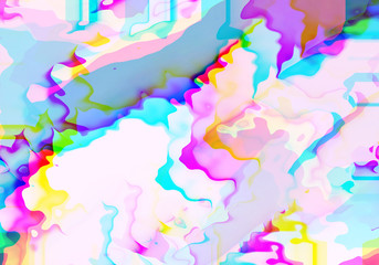 Abstract background with vibratn colorful ripple and color shift