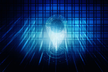 2d  rendering travel and navigation planning, concept