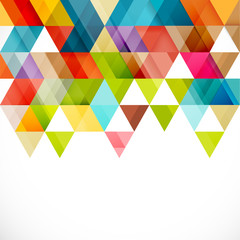 Abstract colorful triangle geometric modern template for business or technology presentation, vector illustration