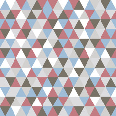 Triangle pattern with retro and fashion concept seamless background, vector illustration