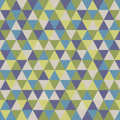 Fototapeta na wymiar Triangle pattern with retro and fashion concept seamless background, vector illustration
