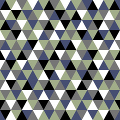 Triangle pattern with retro and fashion concept seamless background, vector illustration