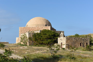 Fortezza von Rethymno auf kreta in griechenland
