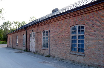 Fototapeta na wymiar Old powerhouse in Karlslund