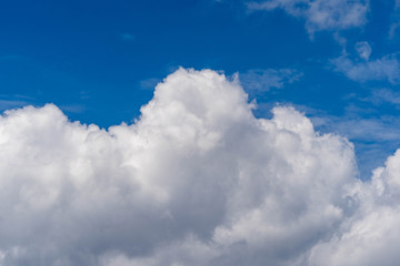 Naklejka na ściany i meble Cumulonimbus cloud and blue sky.