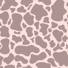 Seamless pink giraffe skin pattern. Glamorous giraffe skin print, texture, background.