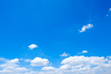 【写真素材】 青空　空　雲　夏の空　背景　背景素材　8月　コピースペース