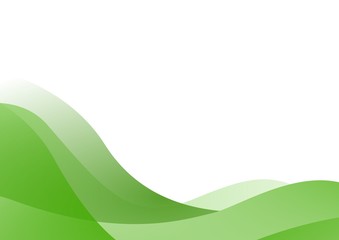 abstract green color background with curve