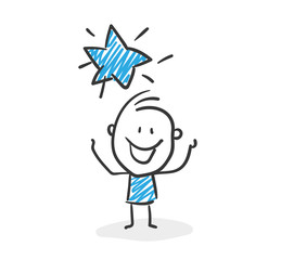 Stickman Blue: Star, Success. (Nr. 52)	