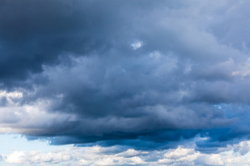 The vivid sky or heaven background with white and blue clouds under the sun rays
