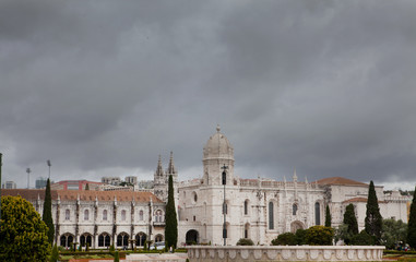 Fototapeta na wymiar Jeronimos Monastry Belem Lisbon Portugal